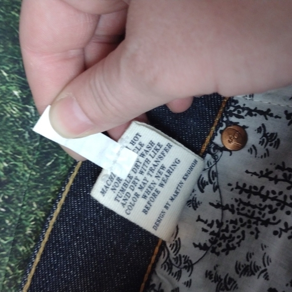 Red MONKEY RMC - by Martin ksohoh jean shorts size 38 big & tall - Picture 7 of 9